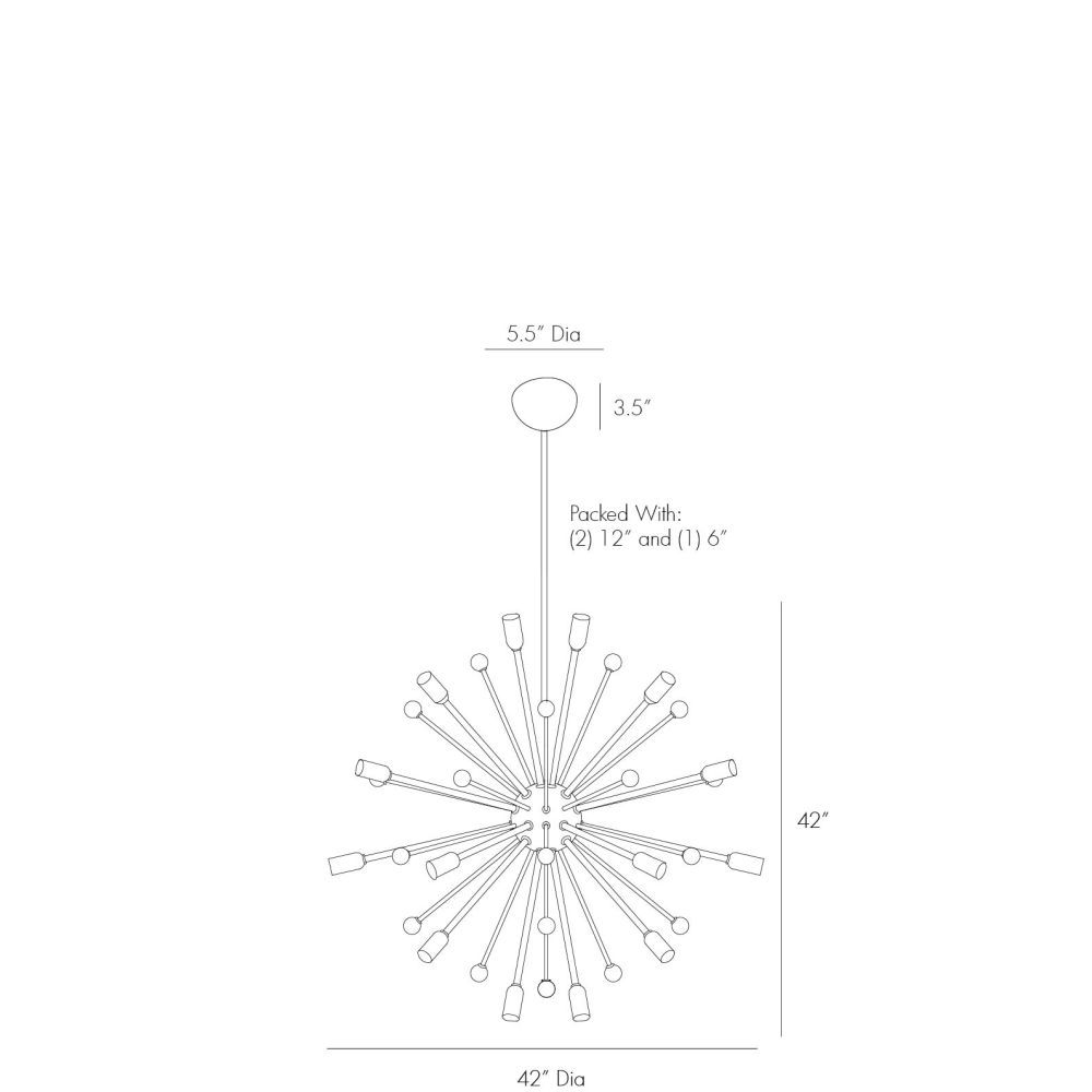 Arteriors Home Imogene Large Chandelier 89979