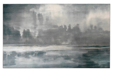 Jamie Young Cloudscape Wall Art 8CLOU-NAVY