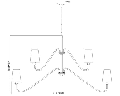 Z-Lite Gianna 12 Light Chandelier in Modern Gold 7509-12-60MGLD