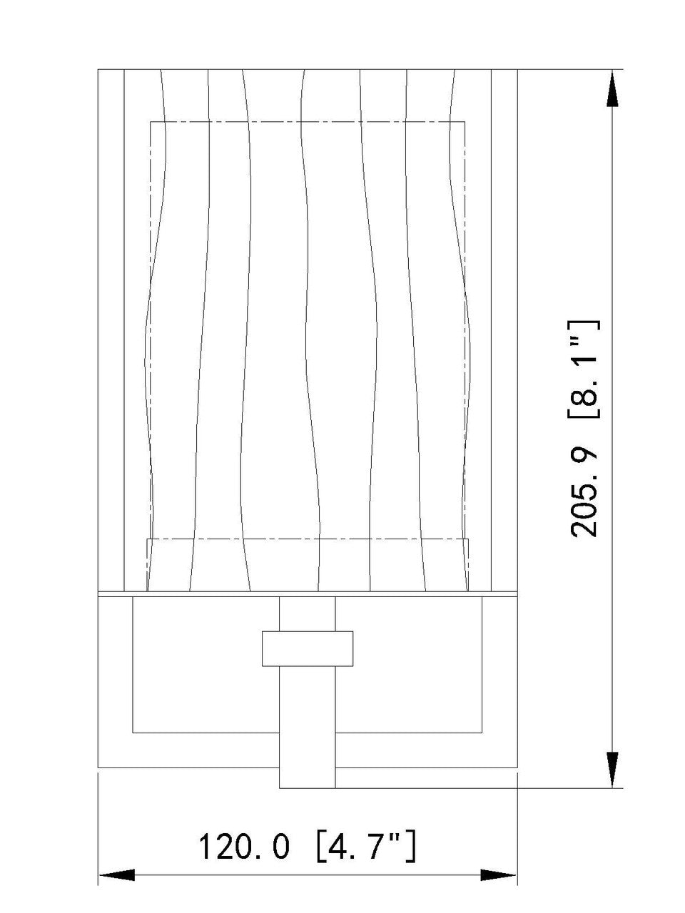 Z-Lite Grayson 1 Light Wall Sconce in Brushed Nickel 1949-1S-BN