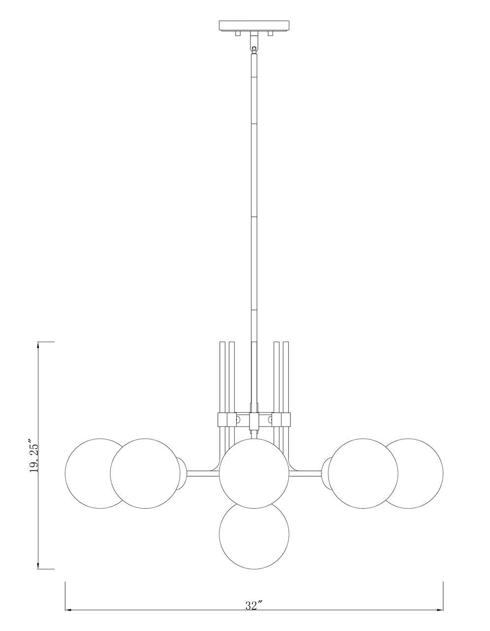 Z-Lite Parsons 9 Light Chandelier in Matte Black + Olde Brass 477-9MB-OBR