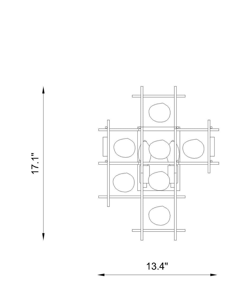 Z-Lite Garroway 2 Light Wall Sconce in Aged Brass 4007S-AGBR