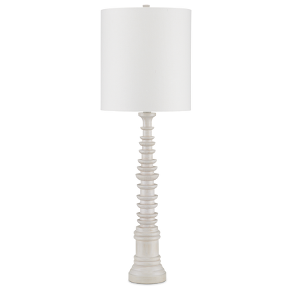 Currey & Co. Malayan White Table Lamp 6000-0896