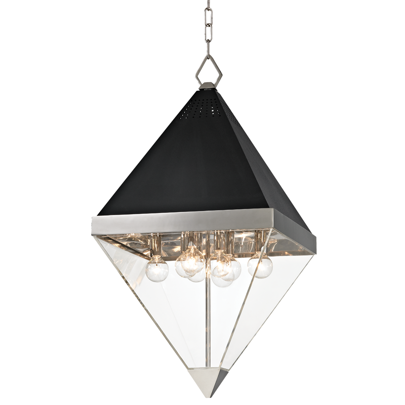 Hudson Valley Lighting Coltrane Lantern in Polished Nickel 4515-PN