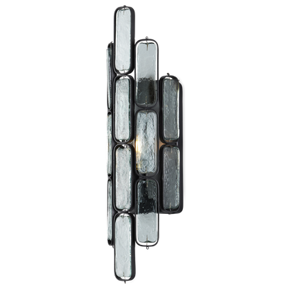 Currey & Co. Centurion Recycled Glass 1-Light Wall Sconce 5900-0053