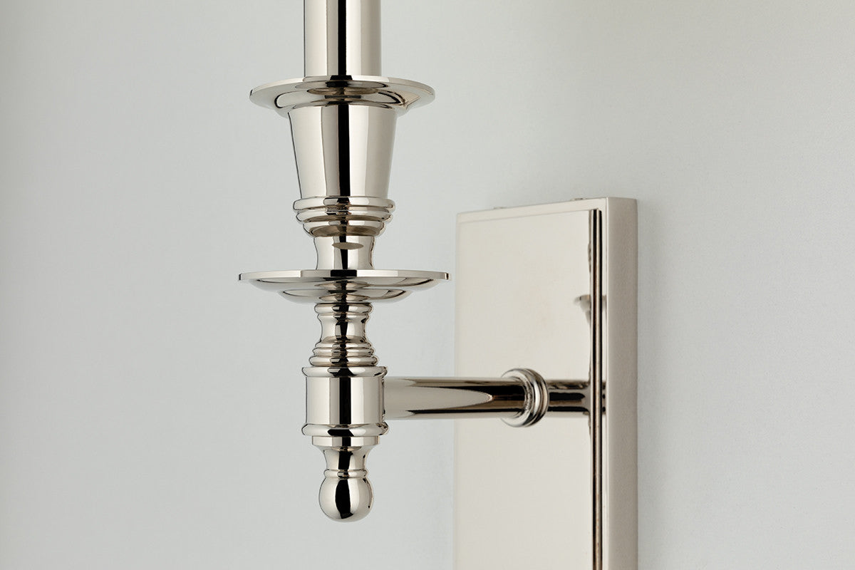 Hudson Valley Lighting Ludlow Wall Sconce in Polished Nickel 6801-PN