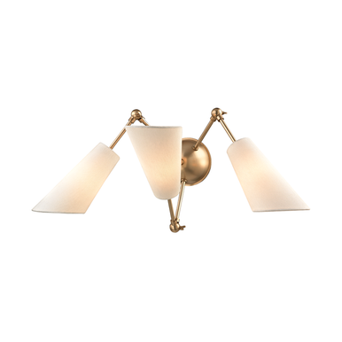 Hudson Valley Lighting Buckingham Wall Sconce in Aged Brass 5300-AGB