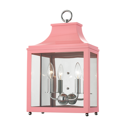 Mitzi 2 Light Wall Sconce in Polished Nickel/Pink H259102-PN/PK