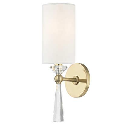 Hudson Valley Lighting Birch Wall Sconce in Aged Brass 9951-AGB