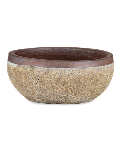 Currey & Co. Lyra Beige Small Planter 2200-0039