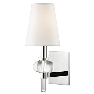 Hudson Valley Lighting Luna Wall Sconce in Polished Chrome 1900-PC