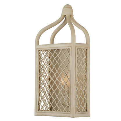 Currey & Co. Wanstead Ivory 1-Light Wall Sconce 5000-0233