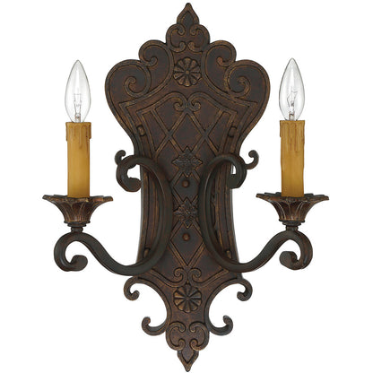 Savoy House Southerby 2-Light Wall Sconce in Florencian Bronze 9-0159-2-76