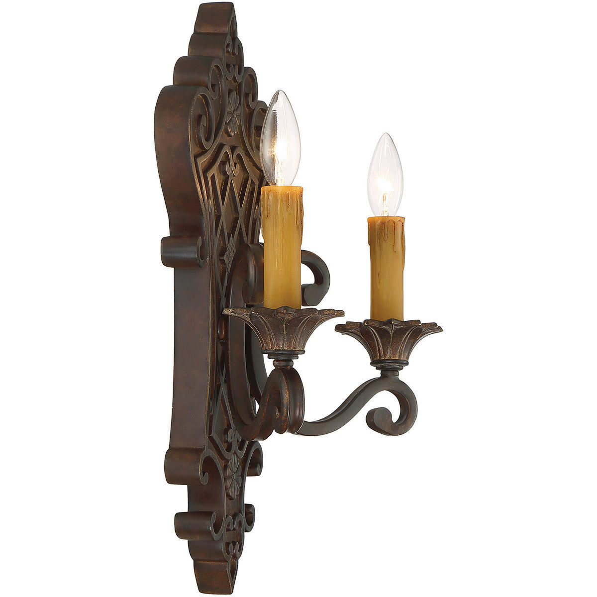 Savoy House Southerby 2-Light Wall Sconce in Florencian Bronze 9-0159-2-76