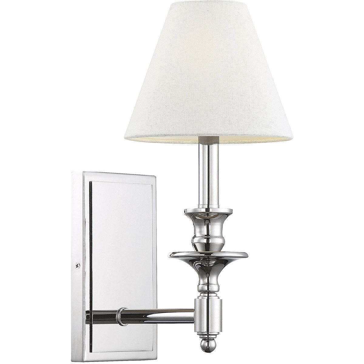 Savoy House Washburn 1-Light Wall Sconce in Polished Nickel 9-0700-1-109