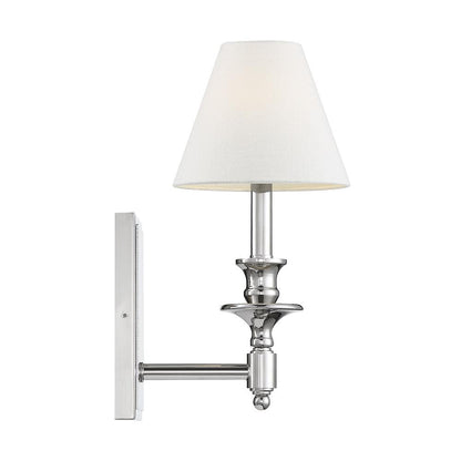 Savoy House Washburn 1-Light Wall Sconce in Polished Nickel 9-0700-1-109