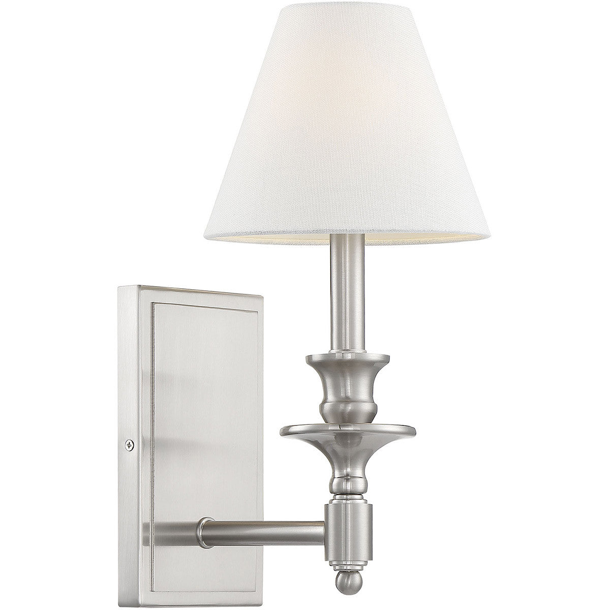 Savoy House Washburn 1-Light Wall Sconce in Satin Nickel 9-0700-1-SN