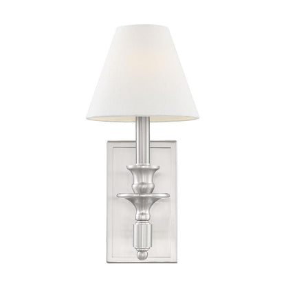 Savoy House Washburn 1-Light Wall Sconce in Satin Nickel 9-0700-1-SN