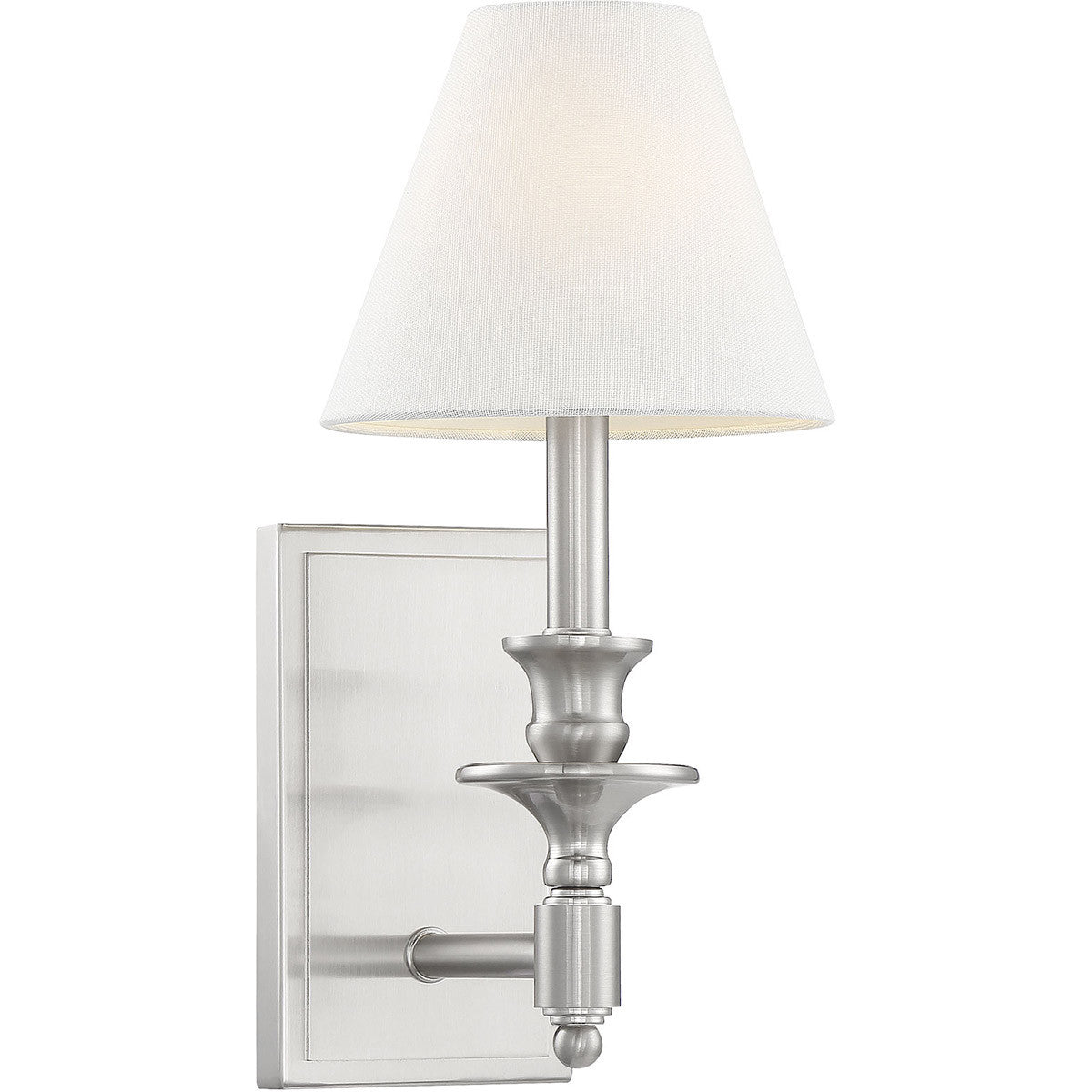 Savoy House Washburn 1 Light Sconce in Satin Nickel 9-0700-1-SN