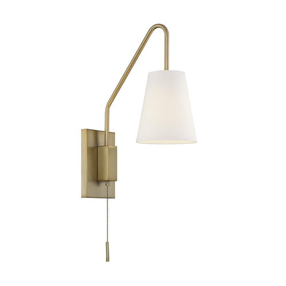 Savoy House Owen 1-Light Adjustable Wall Sconce in Warm Brass 9-0900CP-1-322