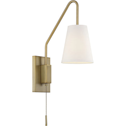 Savoy House Owen 1-Light Adjustable Wall Sconce in Warm Brass 9-0900CP-1-322