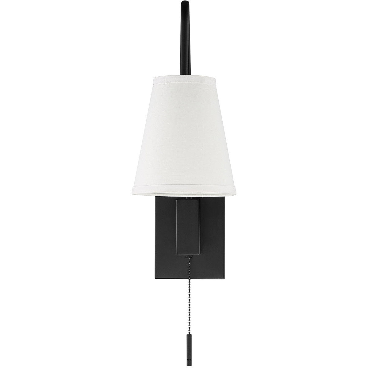 Savoy House Owen 1-Light Adjustable Wall Sconce in Matte Black 9-0900CP-1-89