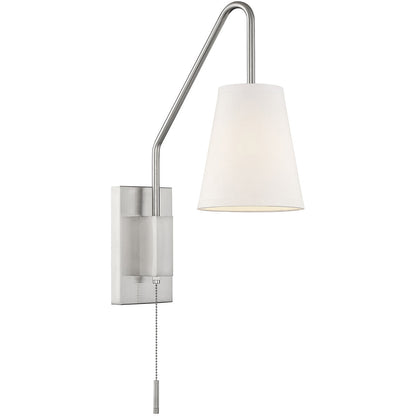 Savoy House Owen 1-Light Adjustable Wall Sconce in Satin Nickel 9-0900CP-1-SN