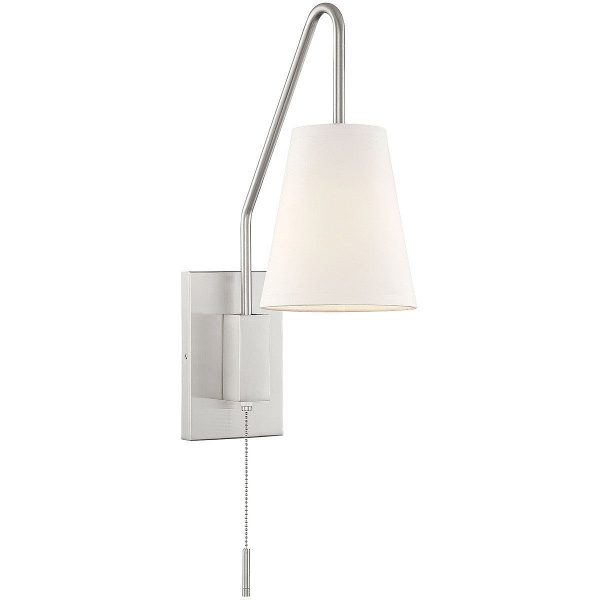 Savoy House Owen 1 Light Adjustable Wall Sconce in Satin Nickel 9-0900CP-1-SN