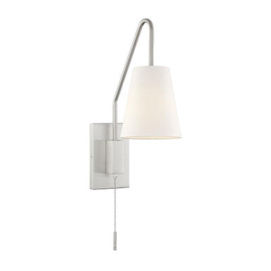 Savoy House Owen 1-Light Adjustable Wall Sconce in Satin Nickel 9-0900CP-1-SN