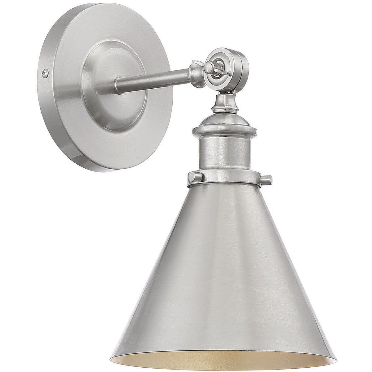 Savoy House Glenn 1 Light Satin Nickel Wall Sconce in Satin Nickel 9-0901-1-SN