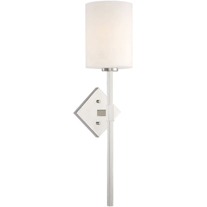 Savoy House Destin 1-Light Wall Sconce in Polished Nickel 9-0902-1-109