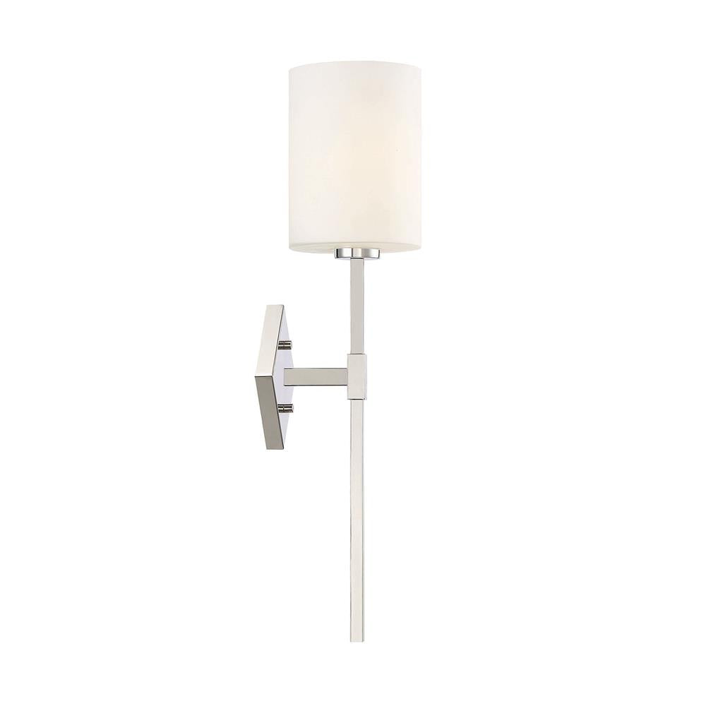 Savoy House Destin 1-Light Wall Sconce in Polished Nickel 9-0902-1-109