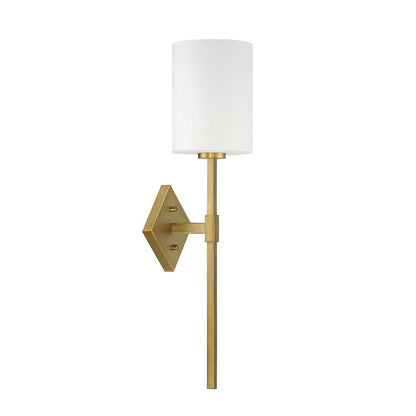 Savoy House Destin 1-Light Wall Sconce in Warm Brass 9-0902-1-322