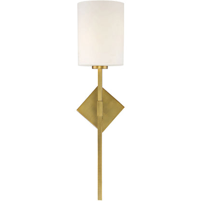 Savoy House Destin 1-Light Wall Sconce in Warm Brass 9-0902-1-322