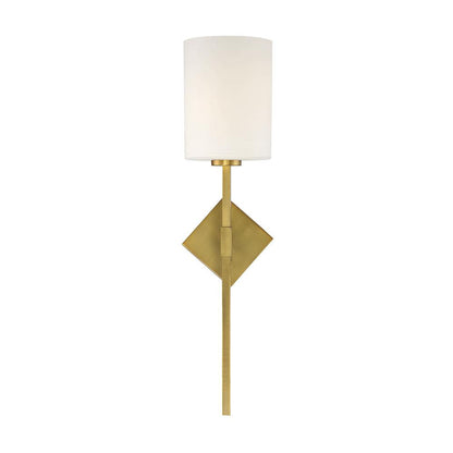 Savoy House Destin 1-Light Wall Sconce in Warm Brass 9-0902-1-322