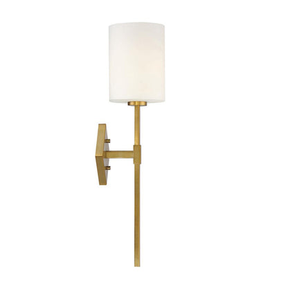 Savoy House Destin 1-Light Wall Sconce in Warm Brass 9-0902-1-322