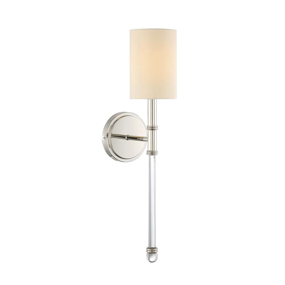 Savoy House Fremont 1-Light Wall Sconce in Polished Nickel 9-101-1-109