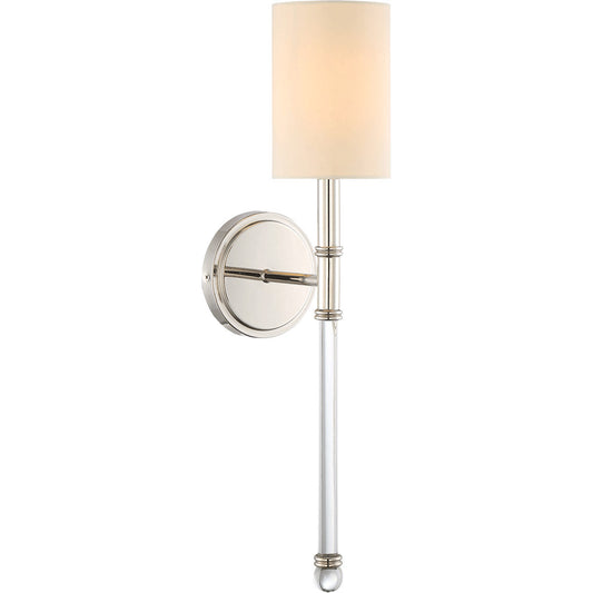 Savoy House Fremont 1 Light Sconce in Polished Nickel 9-101-1-109