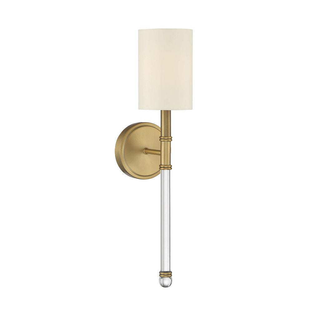 Savoy House Fremont 1-Light Wall Sconce in Warm Brass 9-101-1-322