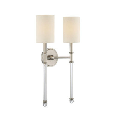 Savoy House Fremont 2-Light Wall Sconce in Satin Nickel 9-103-2-SN