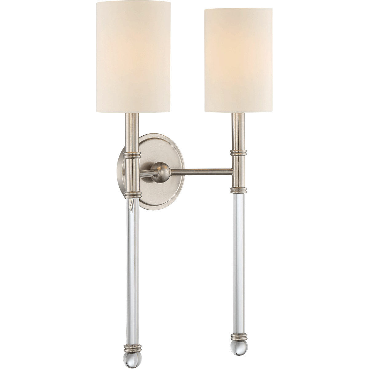 Savoy House Fremont 2 Light Sconce in Satin Nickel 9-103-2-SN