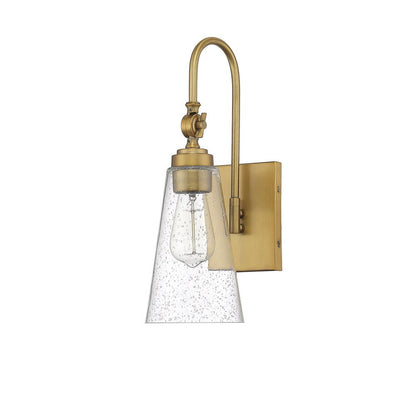 Savoy House York 1-Light Adjustable Wall Sconce in Warm Brass 9-108-1-322