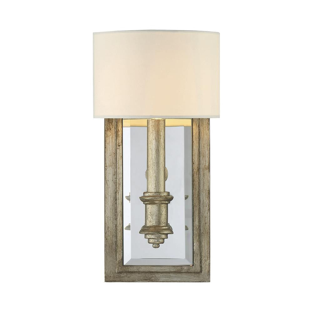 Savoy House Caracas 1-Light Wall Sconce in Argentum 9-1105-1-211