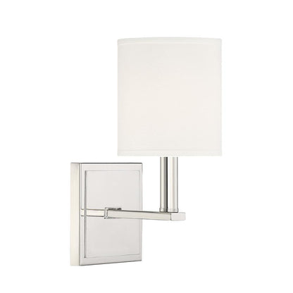 Savoy House Waverly 1-Light Wall Sconce in Polished Nickel 9-1200-1-109