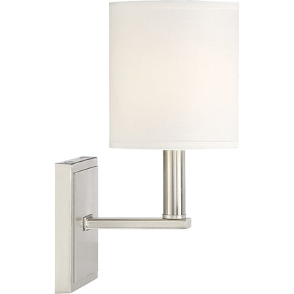 Savoy House Waverly 1-Light Wall Sconce in Polished Nickel 9-1200-1-109