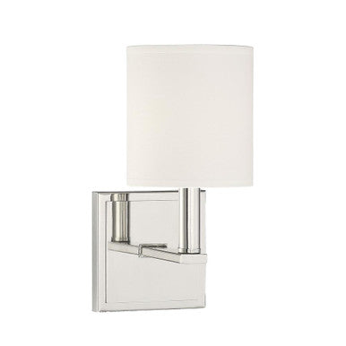 Savoy House Waverly 1-Light Wall Sconce in Polished Nickel 9-1200-1-109