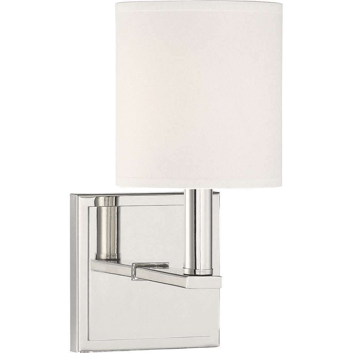 Savoy House Waverly 1 Light Polished Nickel Sconce in Polished Nickel 9-1200-1-109