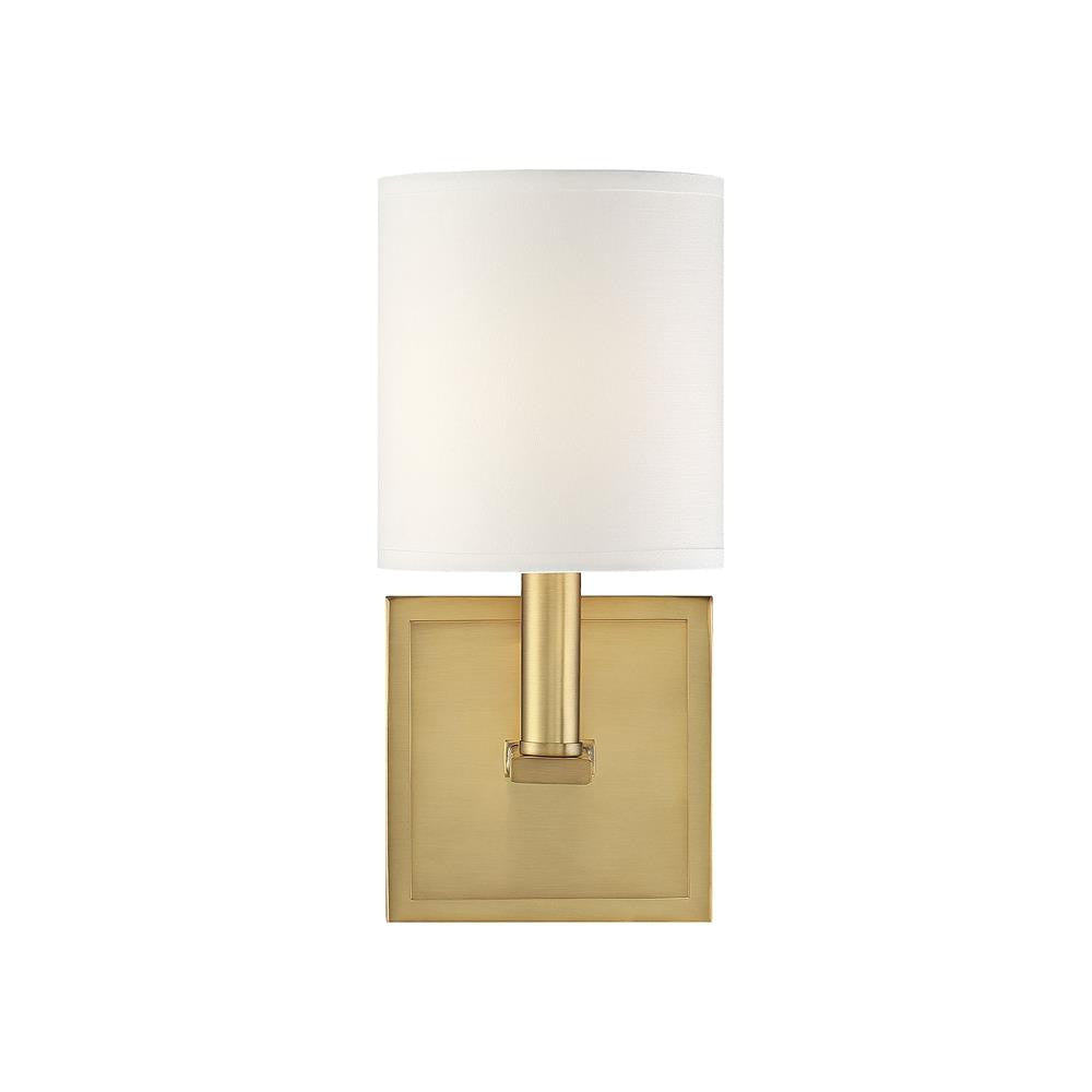 Savoy House Waverly 1-Light Wall Sconce in Warm Brass 9-1200-1-322