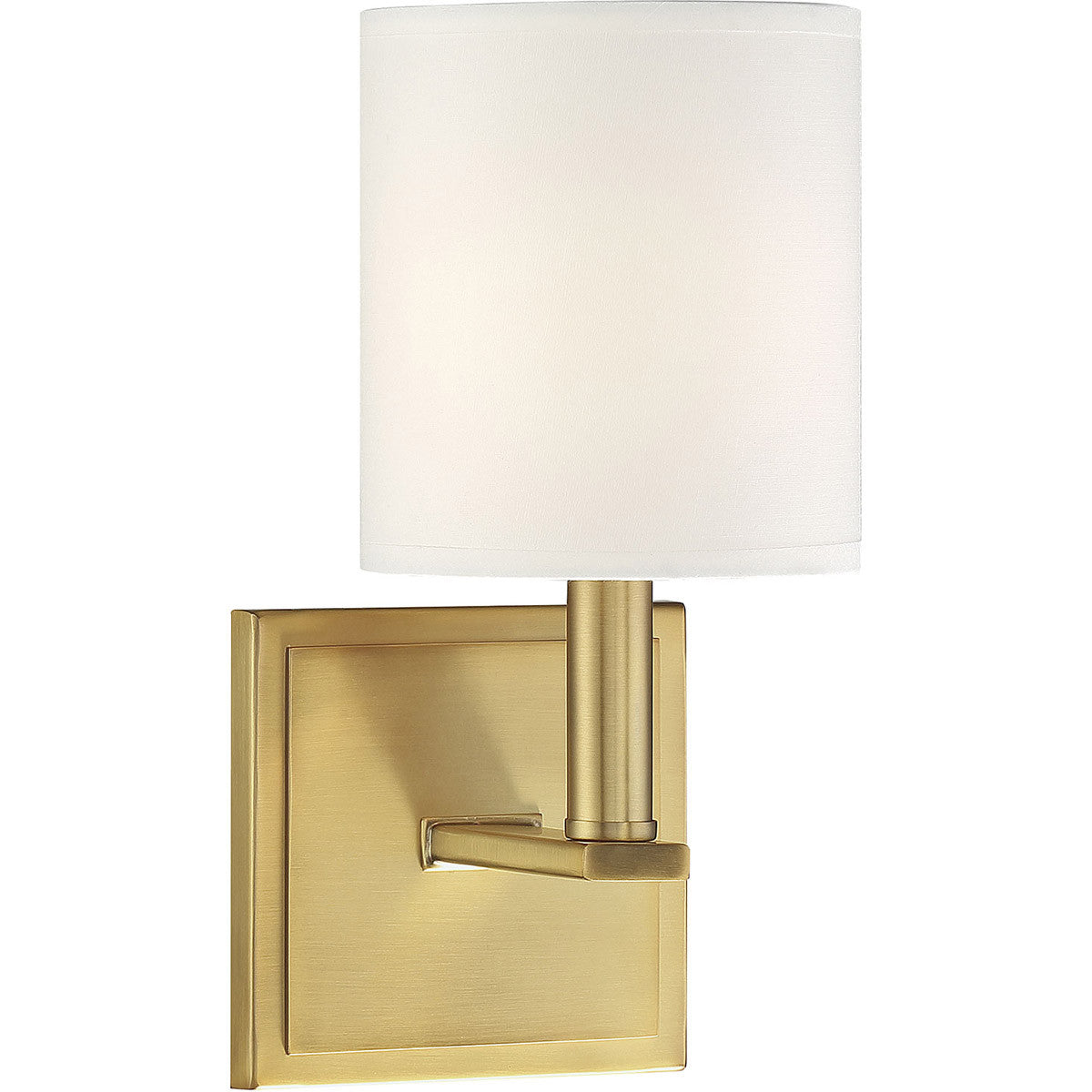 Savoy House Waverly 1 Light Warm Brass Sconce in Warm Brass 9-1200-1-322