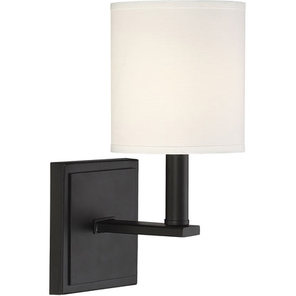 Savoy House Waverly 1-Light Wall Sconce in Matte Black 9-1200-1-89